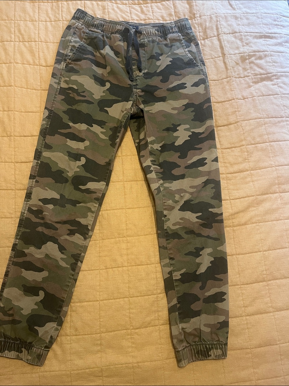 Aeropostale Camo Jogger Pants for women- Olive Green